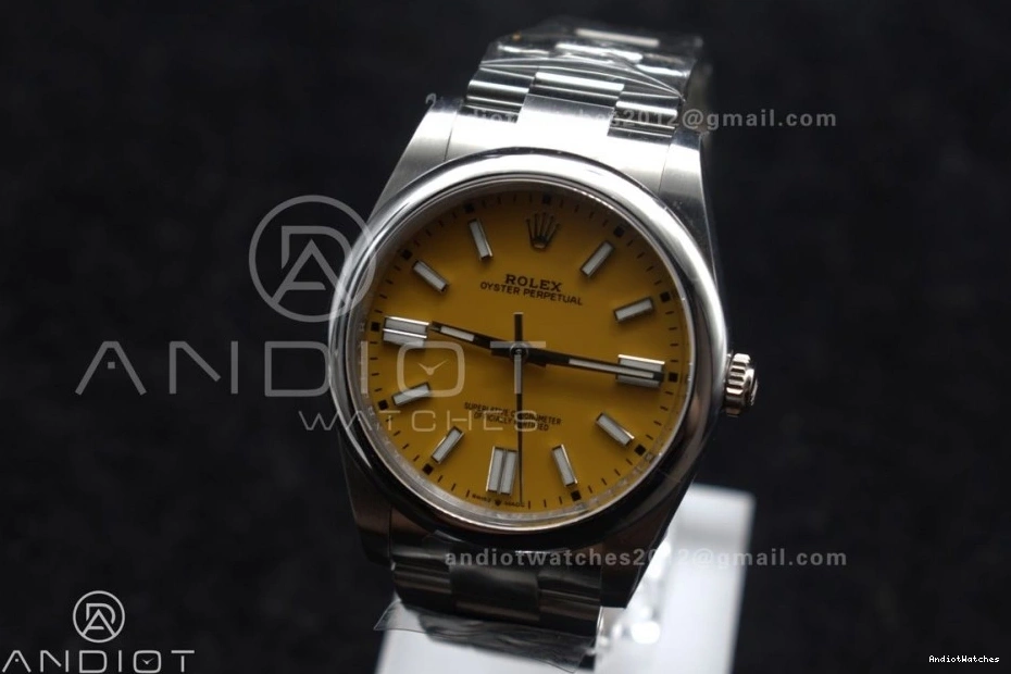 Edition 41mm Clean 1:1 Yellow Oyster 124300 Dial OnTrend Perpetual 937 904L Steel VR Best 0413